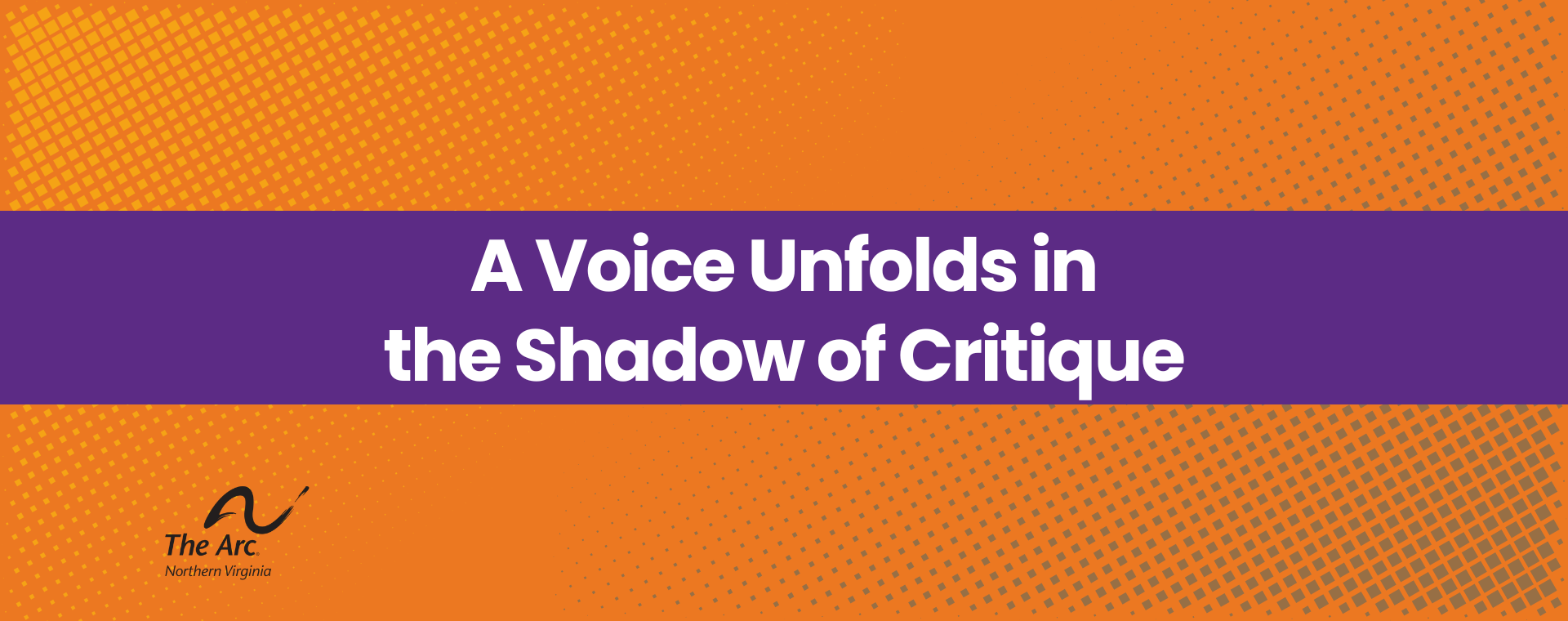 A Voice Unfolds in the Shadow of Critique