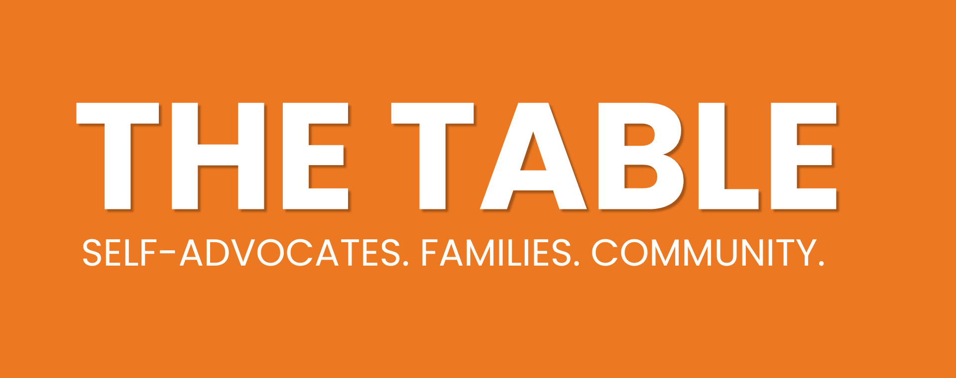 THE TABLE header